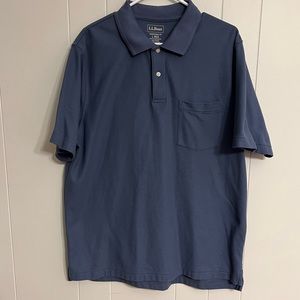 LLB Bean Polo blue size‎ L